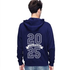 Leavers Hoodie Classic 25 Name List Inside Design Stars & Stripes Hoodie